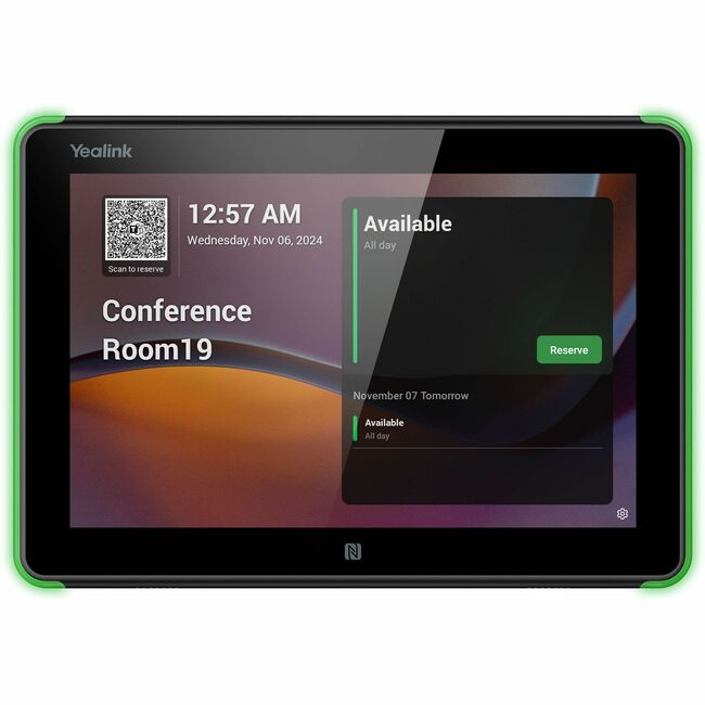 Yealink Network Technology CO. 1303172 Yealink RoomPanel E2 Meeting Room Scheduler