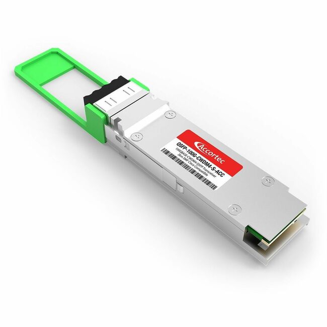 Accortec Incorporated QSFP-100G-CWDM4-S-ACC Accortec 100GBASE-CWDM4 QSFP Transceiver 2km SMF Cisco Compatible