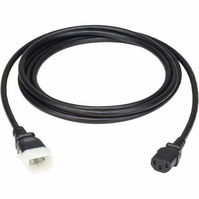 Eaton P004-E10 Tripp Lite Series PDU Power Cord, C13 to P-Lock C14 - North America and Europe Rated, 10A, 250V, 18 AWG, 10 ft. (3.1 m), Black