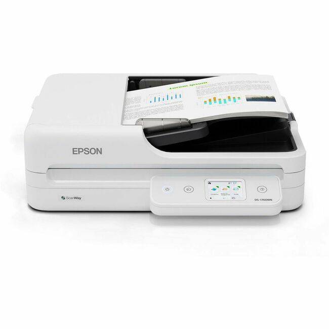 EPSON SCANNER B11B274201 DS-1760WN FLATBED NETWORK SCANNER W/ADF