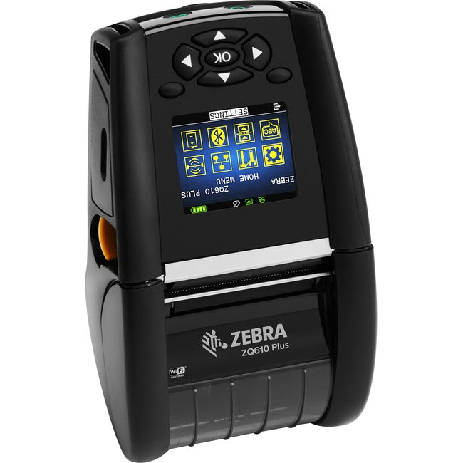 Strategic Sourcing-zebra ZQ61-AUFA004-00 Zebra ZQ610 Plus Desktop, Industrial, Mobile Direct Thermal Printer - Monochrome - Label/Receipt Print - Bluetooth - Near Field Communication (NFC)