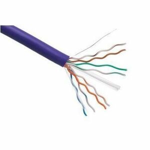 Axiom C6ABCS-P1000-AX CAT6A Bulk Cable Spool 1000FT (Purple)