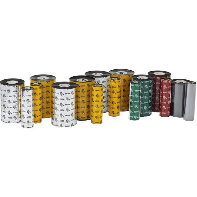 Strategic Sourcing-zebra 05100BK11045 Zebra Resin Ribbon 4.33inx1476ft 5100 Premium 1in core