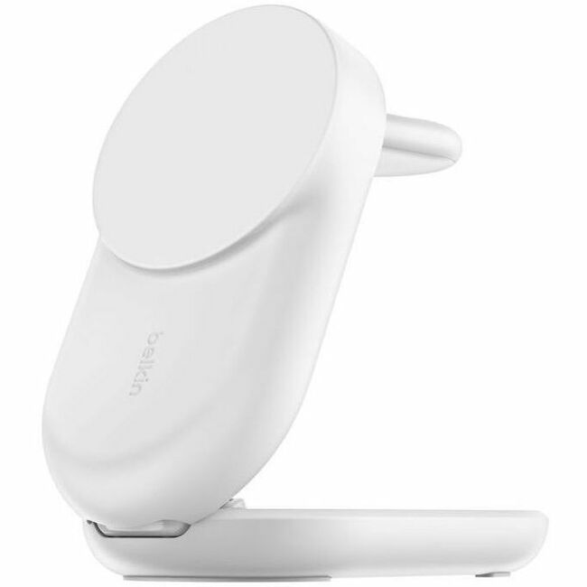 Belkin International INC WIZ037TTWH Belkin 25W 3-in-1 Wireless Foldable Magnetic Qi2 Charging Pad for Smartphone, Airpods, Smartwatch - White
