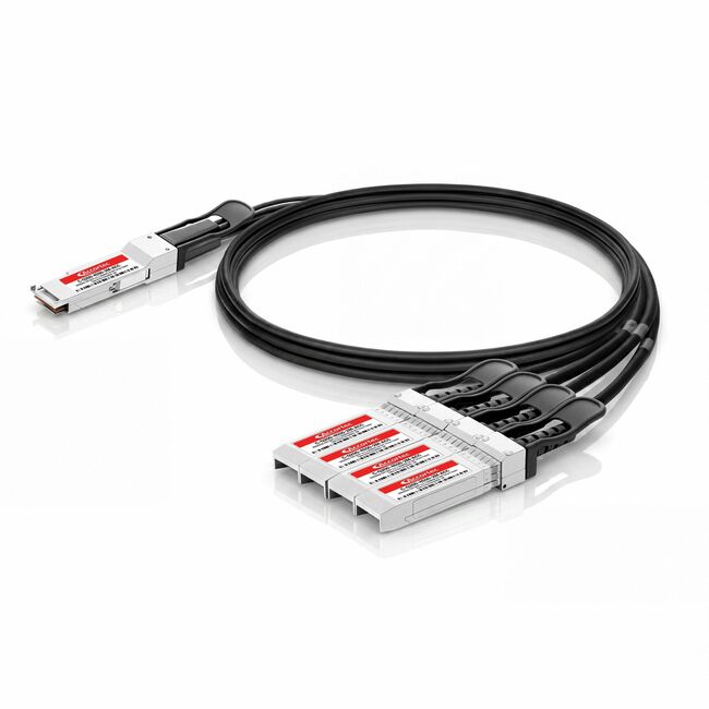 Accortec Incorporated C-Q200-4S50-2M-ACC Accortec 200GBASE-CR4 QSFP to 4 x 50GBASE-CR SFP Twinax Copper Cable Arista Compatible- 2M