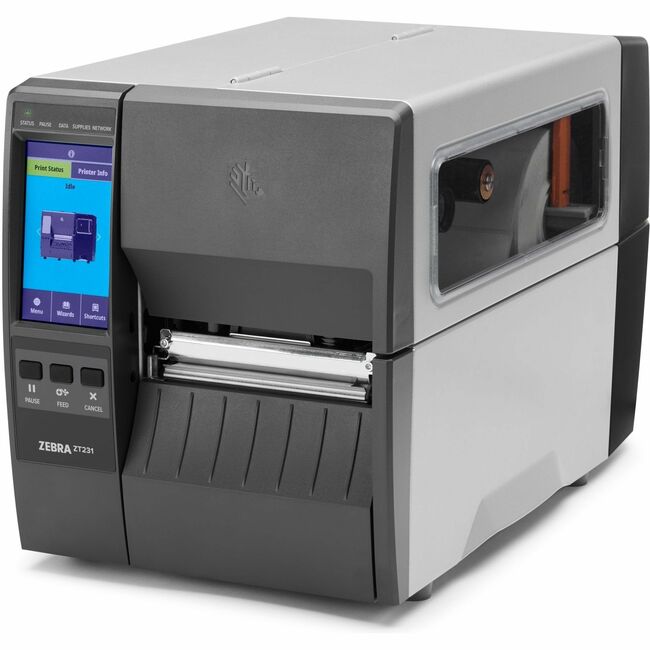 Strategic Sourcing-zebra ZT23142-T0100AFZ Zebra ZT231 Manufacturing, Transportation & Logistic, Healthcare, Retail, Industrial Thermal Transfer Printer - Monochrome - Label Print - Fast Ethernet - USB - USB Host - Serial - Bluetooth - Near Field Comm