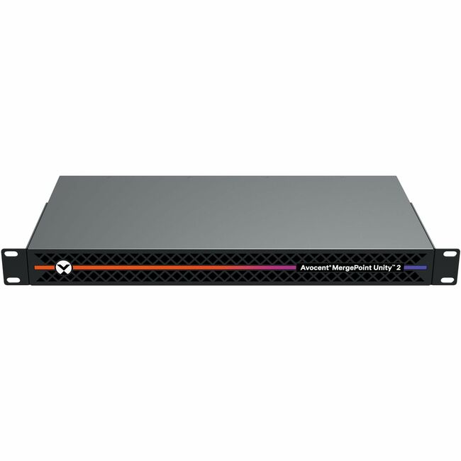 Vertiv MPU2-108DAC-400 Avocent MergePoint Unity 2 MPU2-108DAC-400, Enterprise KVM-over-IP Switch, 8-Port, 1 Digital Path, Advanced Security, IT Remote Access, 1U