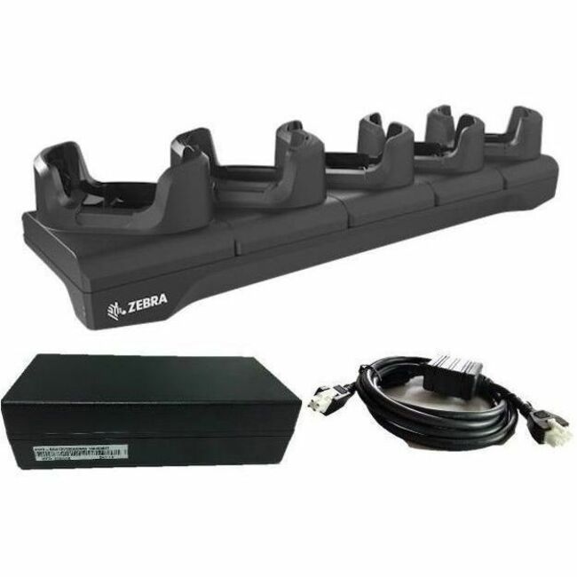 Strategic Sourcing-zebra CRD-NGTC5B-5SC5D Zebra Five-Slot Charger Kit