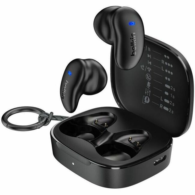 Belkin International INC AUC014FQBK Belkin SoundForm Anywhere AUC014FQBK Earset
