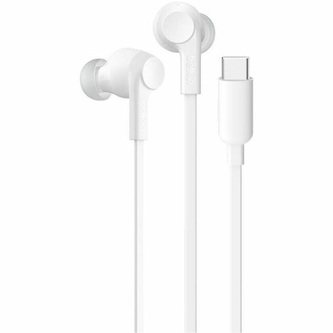 Belkin International INC G3H0003FQWH Belkin SoundForm ANC Wired Earbuds (USB-C)