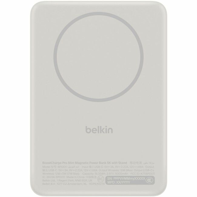 Belkin International INC BPD011FQSA Belkin BoostCharge 5000mAh Power Bank