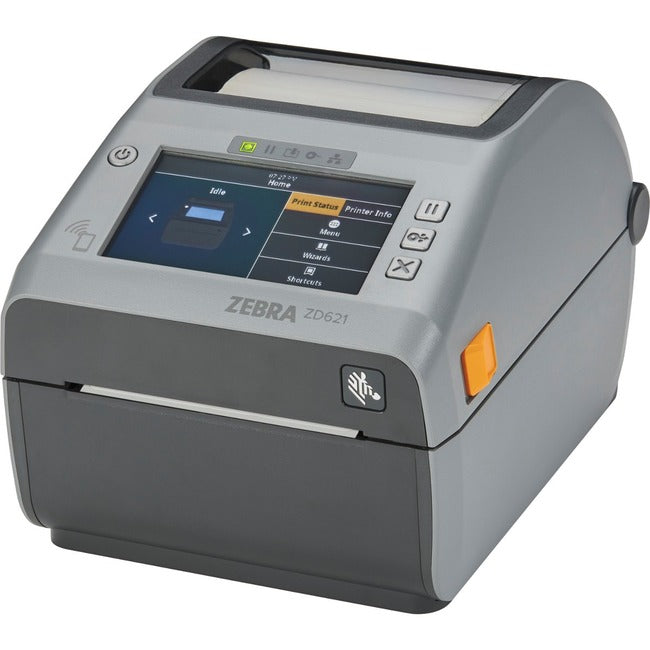 Strategic Sourcing-zebra ZD6A042-D01F00GA Zebra ZD621 Desktop Direct Thermal Printer - Monochrome - Label/Receipt Print - Ethernet - USB - USB Host