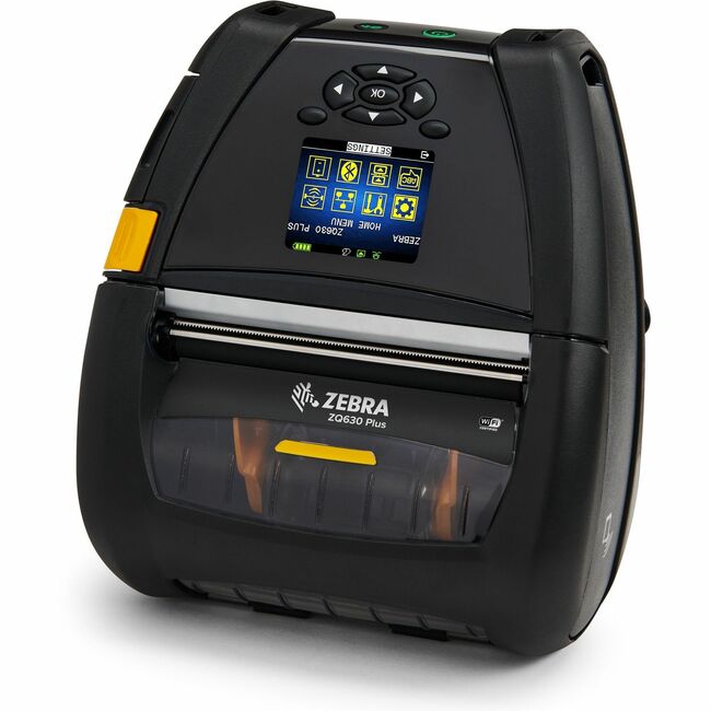 Strategic Sourcing-zebra ZQ62-HUXA004-00 Zebra ZQ620 Plus Double Sided Desktop, Industrial, Mobile, Retail, Transportation & Logistic, Warehouse, Manufacturing Direct Thermal Printer - Monochrome - Label/Receipt Print - Bluetooth - Wireless LAN - Nea