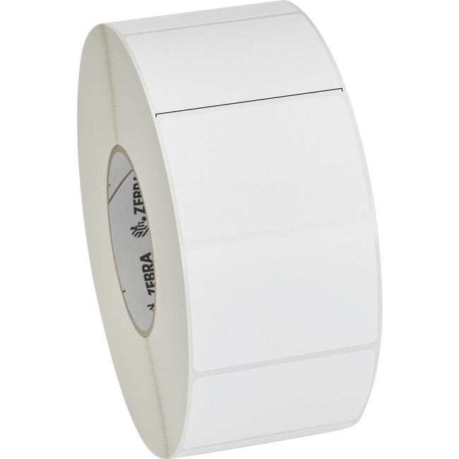 Strategic Sourcing-zebra 10011689 Zebra Label Kimdura Polypro 3 x 2in Thermal Transfer Zebra PolyPro 4000T 3 in core