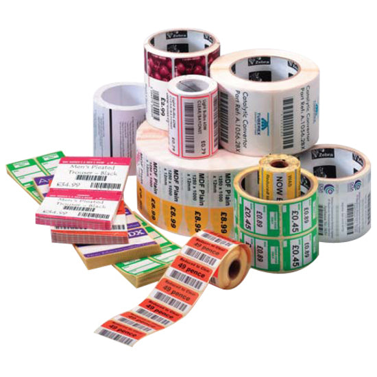 Strategic Sourcing-zebra 800274-305 Zebra Label Paper 4 x 3in Thermal Transfer Zebra Z-Select 4000T 1 in core