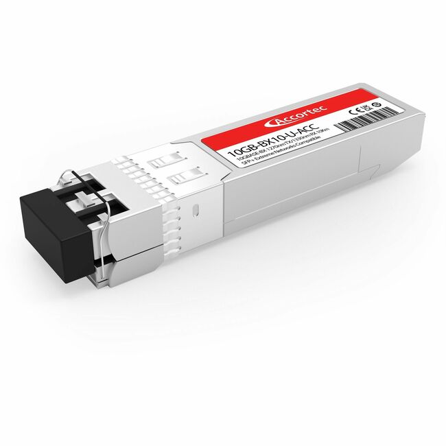 Accortec Incorporated 10GB-BX10-U-ACC Accortec10GBASE-BX 1270nm TX/1330nm RX 10Km SFP+ Extreme Networks Compatible