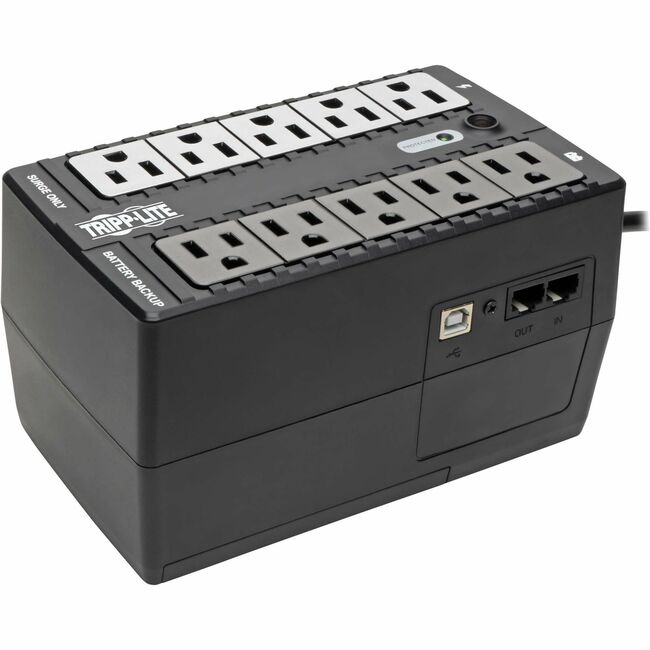 Eaton INTERNET600U 600VA UPS in compact desktop or wall-mount design, suitable for office or home use.