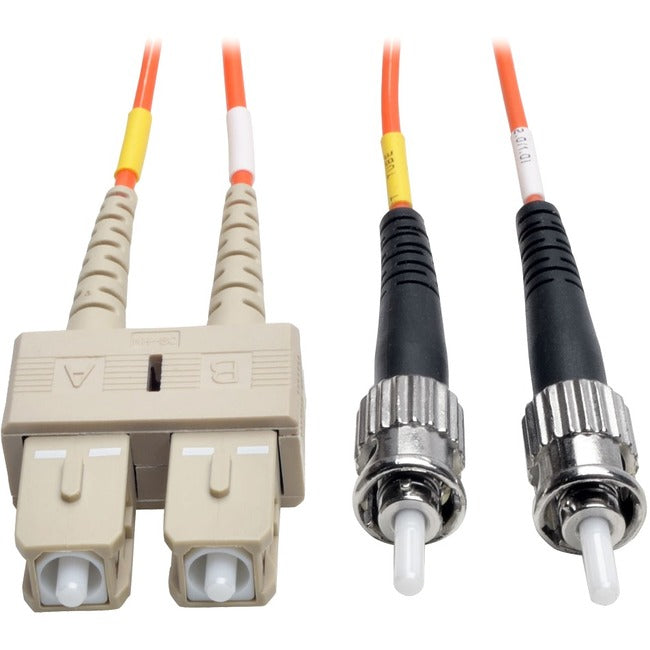 Eaton N504-05M Tripp Lite by Eaton 5M Duplex Multimode 50/125 Fiber Optic Patch Cable SC/ST 16' 16ft 5 Meter
