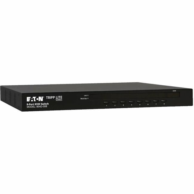 Eaton B042-008 Tripp Lite by Eaton Rackmount KVM Switch 8-Port / USB / PS2 w/ On Screen Display 1U