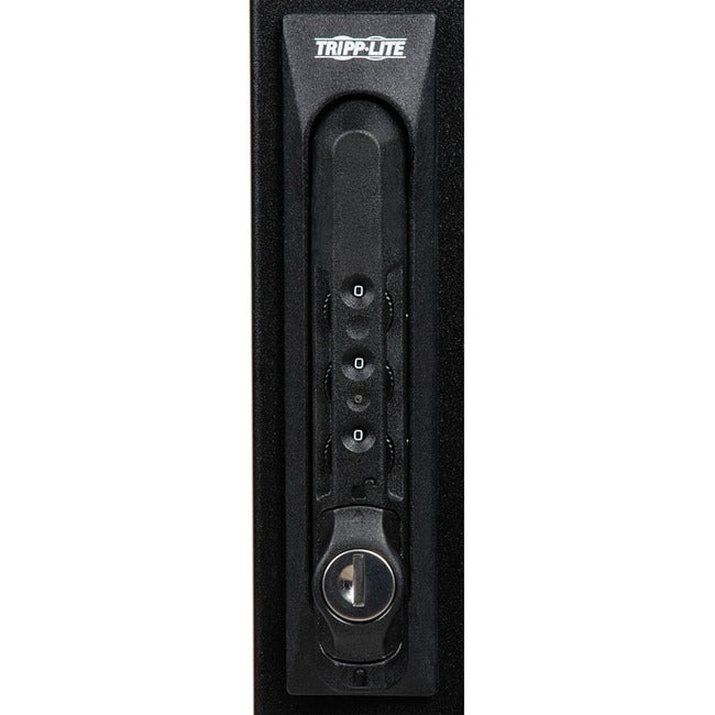 Eaton SmartRack cabinet door handles with combination lock and bypass key, 2-pack for front and rear doors.