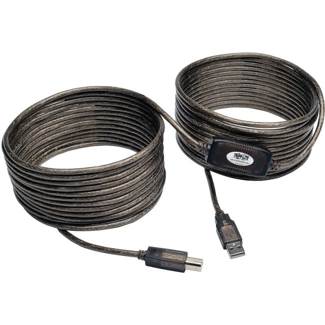 Eaton U042-036 Tripp Lite by Eaton 36ft USB 2.0 Hi-Speed A/B Active Repeater Cable Male/Male 36'
