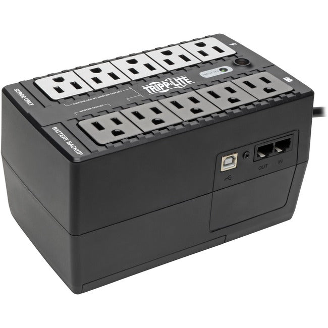 Eaton ECO550UPS standby UPS with 10 NEMA 5-15R outlets, 550VA capacity, 120V, ideal for desktop or wall use