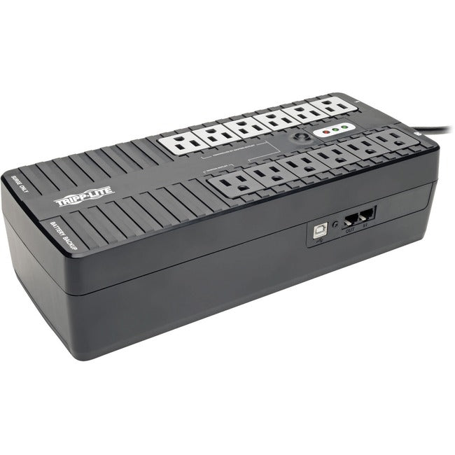 Eaton ECO750UPS Tripp Lite 750VA standby UPS with 12 NEMA outlets, 120V, ENERGY STAR, suitable for desktop or wall use