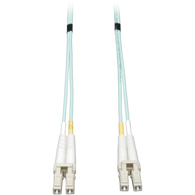 Eaton N820-20M Tripp Lite Series 10Gb Duplex Multimode 50/125 OM3 LSZH Fiber Patch Cable, (LC/LC) - Aqua, 20M (65-ft)