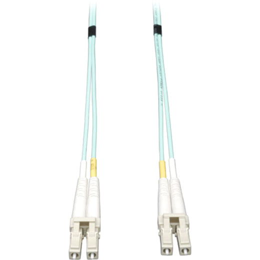 Eaton N820-25M Tripp Lite by Eaton 10Gb Duplex Multimode 50/125 OM3 LSZH Fiber Patch Cable (LC/LC) - Aqua 25M (82 ft.)