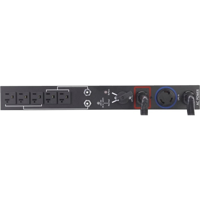 Eaton EHBPL3000R-PDU1U rack PDU with hot-swappable modules, 2.88 kW max, 110-125V, 24A, single-phase electrical power distribution