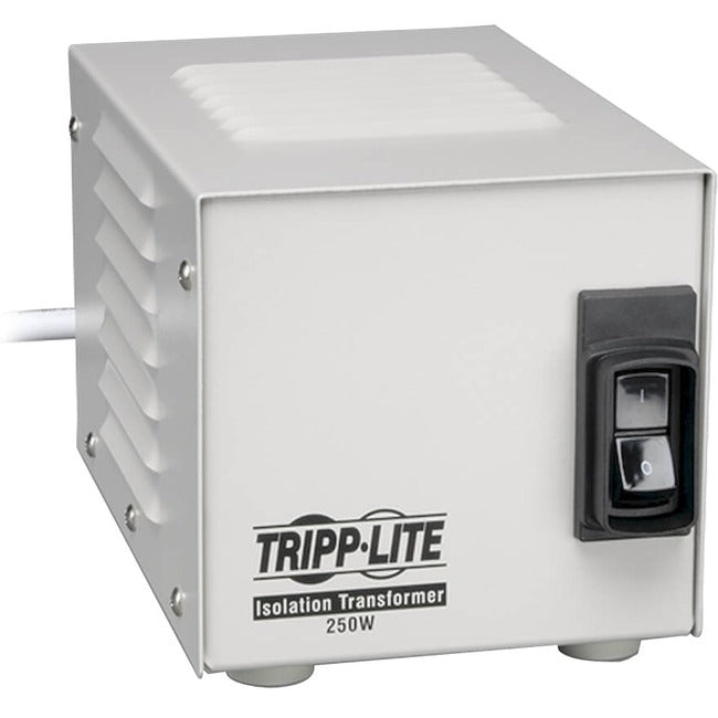 Eaton IS250HG Tripp Lite medical-grade isolation transformer with two hospital-grade outlets, 120V, 250W, UL 60601-1 compliance.