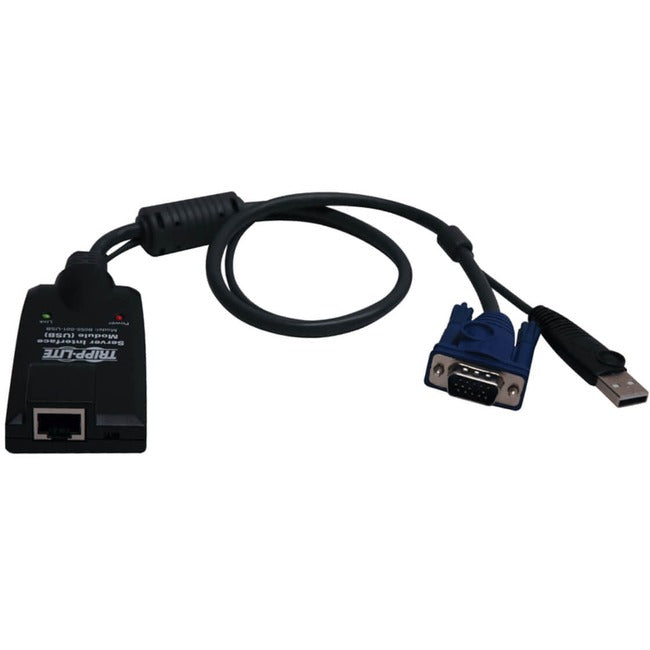 Eaton B055-001-USB Tripp Lite USB server interface module connector cable for B064 series KVM switches.