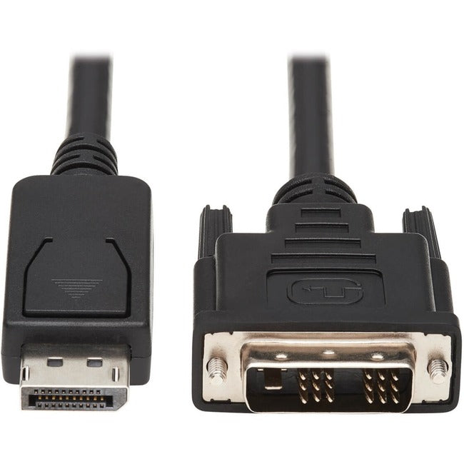 Eaton P581-010 Tripp Lite Series DisplayPort to DVI Adapter Cable (DP with Latches to DVI-D Single Link M/M), 10 ft. (3.1 m)