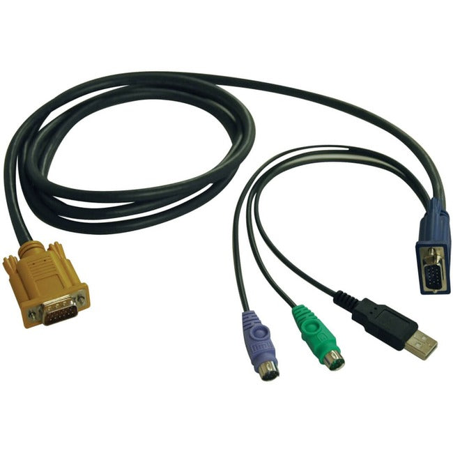 Eaton P778-015 Tripp Lite by Eaton USB/PS2 Combo Cable for NetDirector KVM Switches B020-U08/U16 and KVM B022-U16 15 ft. (4.57 m)