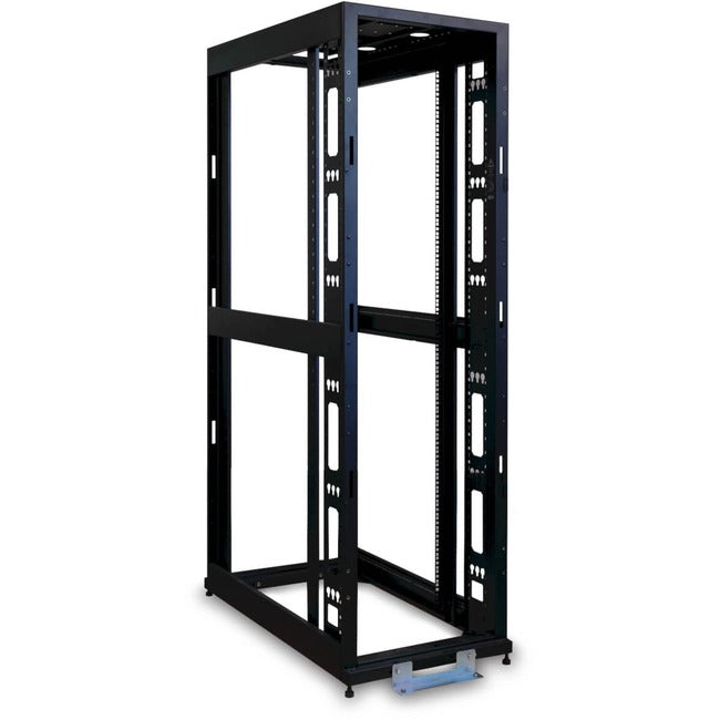 Eaton SR42UBEXPND 42U open frame rack, standard depth, 4-post design for server or networking equipment, no doors or side panels