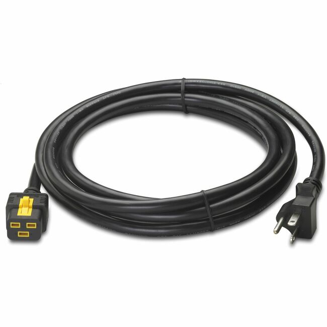 APC BY Schneider Electric AP8751 APC NetShelter Power Cord, Locking, IEC C19 to NEMA 5-20P, 3.0m