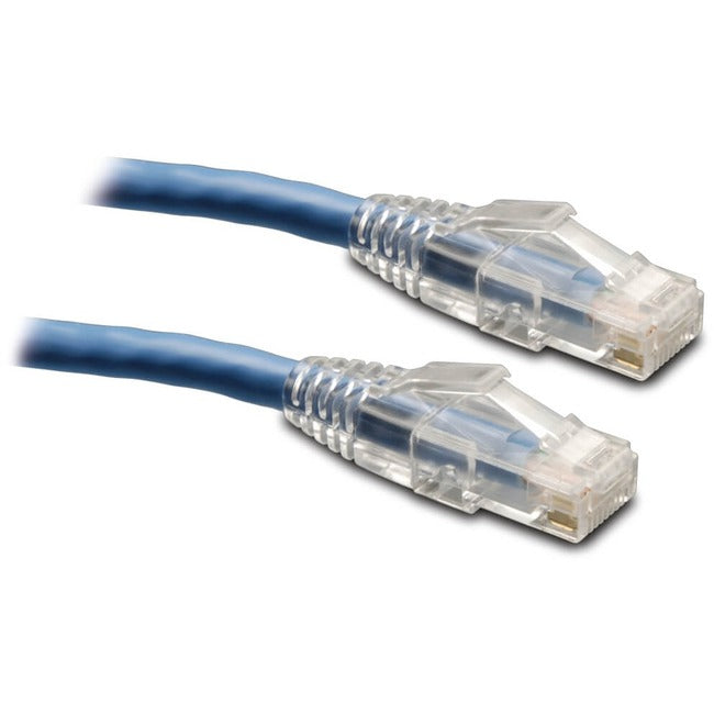 Eaton N202-100-BL Tripp Lite by Eaton Cat6 Gigabit Solid Conductor Snagless UTP Ethernet Cable (RJ45 M/M) PoE Blue 100 ft. (30.5 m)