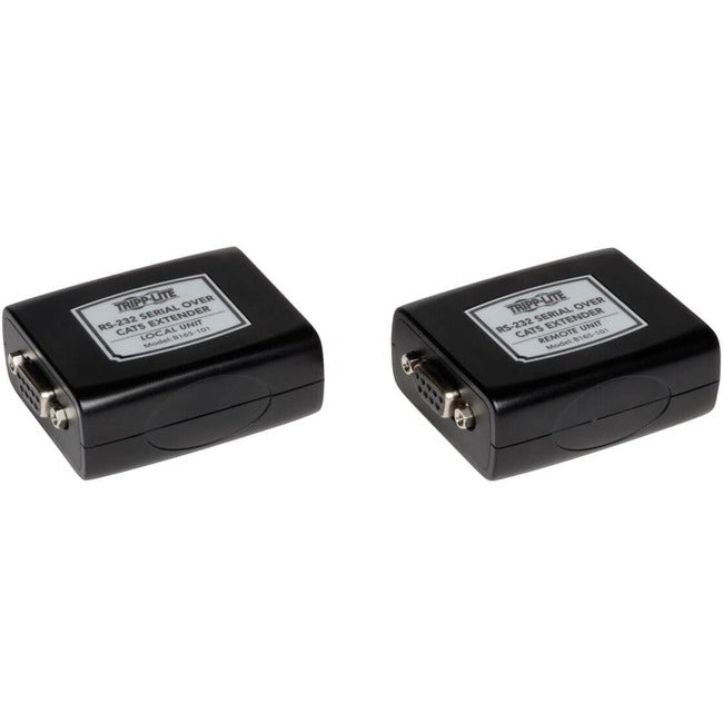 Eaton B165-101 Tripp Lite Series Serial over Cat5/Cat6 RS232 Extender, Transmitter and Receiver, Up to 3280 ft. (999.74 m), TAA