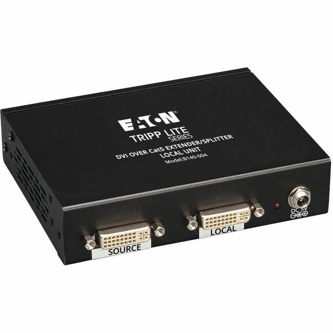 Eaton B140-004 Tripp Lite Series 4-Port DVI over Cat5/6 Splitter/Extender, Box-Style Transmitter for Video, DVI-D Single Link, 200 ft. (60 m), TAA