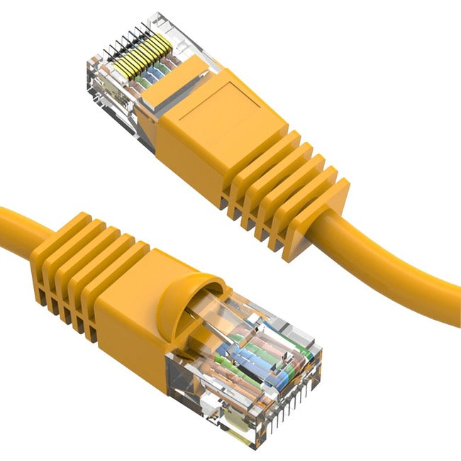 Axiom C6MB-Y75-AX 75FT CAT6 550mhz Patch Cable Molded Boot (Yellow)