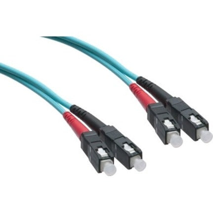Axiom SCSC10GA-10M-AX SC/SC 10G Multimode Duplex OM3 50/125 Fiber Optic Cable 10m