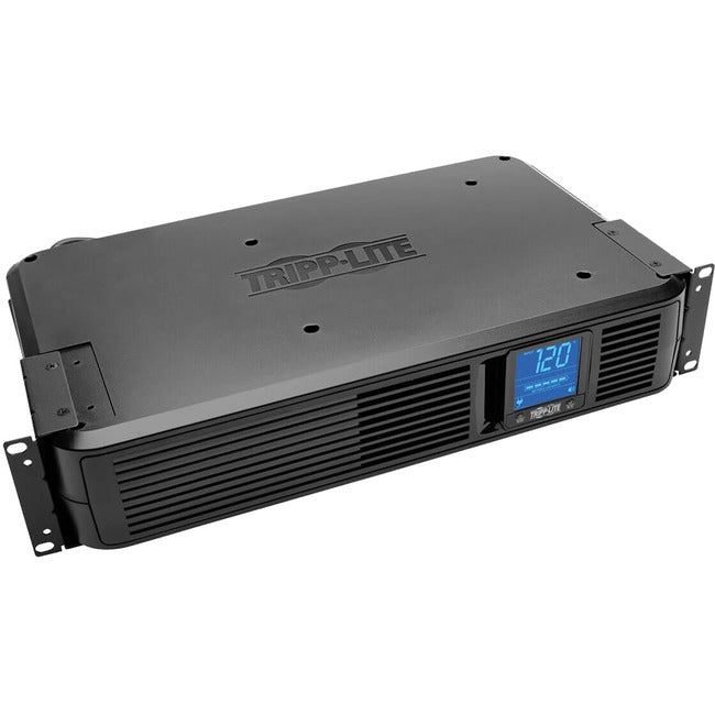 Eaton SMART1500LCDXL Tripp Lite by Eaton UPS SmartPro LCD 120V 1500VA 900W Line-Interactive UPS AVR Extended Runtime 2U Rack/Tower LCD USB DB9 8 Outlets