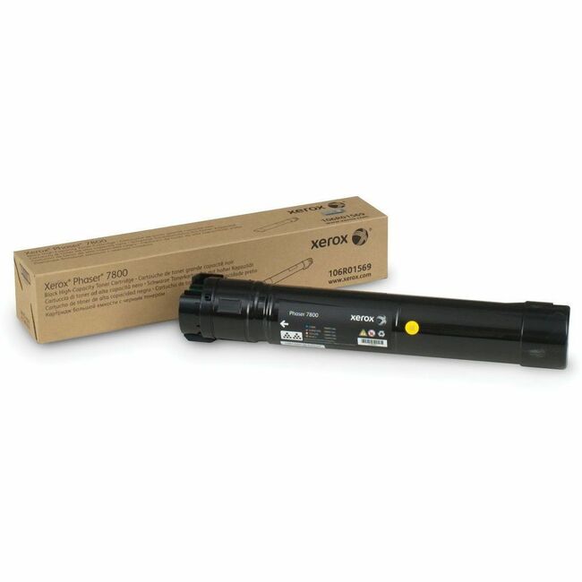 Xerox 106R01569 Genuine Phaser&reg; 7800 Black Toner Cartridge