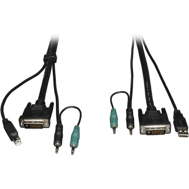 Eaton P759-006 Tripp Lite Series DVI / USB / Audio KVM Cable Kit, 6 ft. (1.83 m)