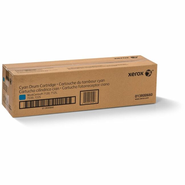 Xerox 013R00660 Cyan Drum Cartridge, Long Life Maintenance Item