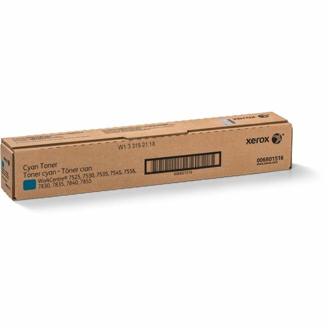 Xerox 006R01516 Genuine WorkCentre&reg; 7500 Series, 7800 Series, 7800i Series, 7970i, EC7800 Series, WorkCentre 7970, Cyan Toner Cartridge