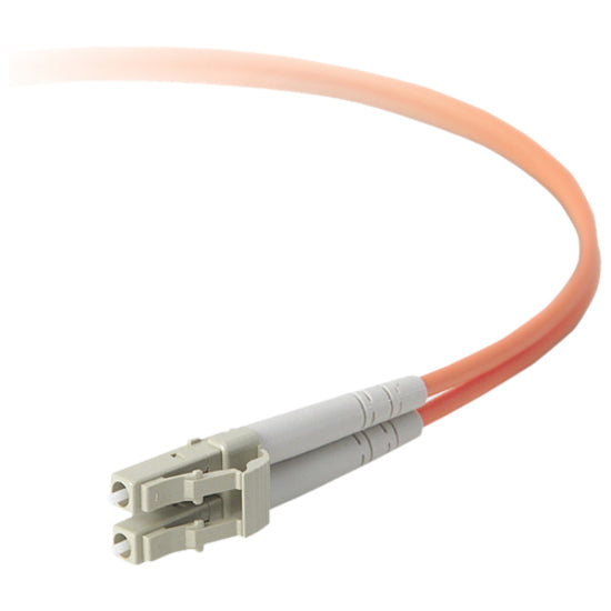Belkin International INC F3F004-10M Belkin Fiber Optic Cable, 10GB/100GB Aqua Multimode LC/LC Duplex, 50/125 OM4