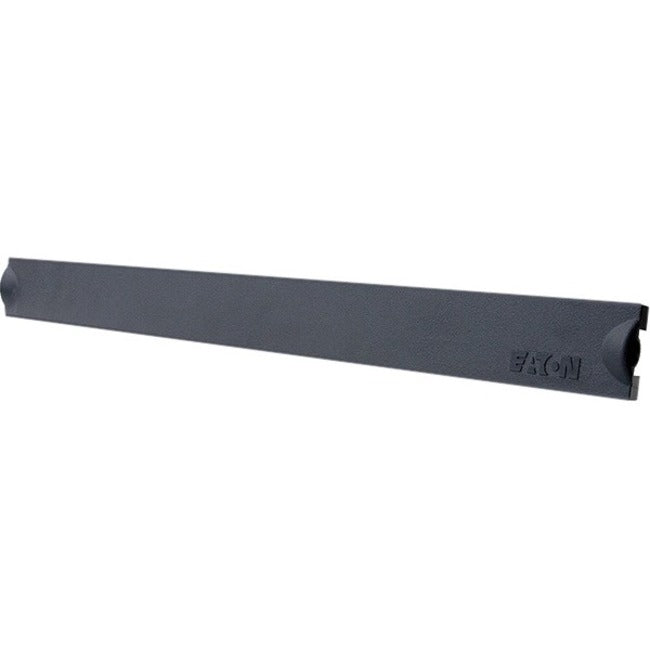 Eaton ETN-PBP1U10 19-inch tool-less plastic blanking panel, 1U height, shown in a server rack for data center setup.