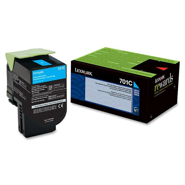 Lexmark 70C10C0 Unison 701C Toner Cartridge