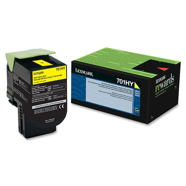 Lexmark 70C1HY0 Unison 701HY Toner Cartridge